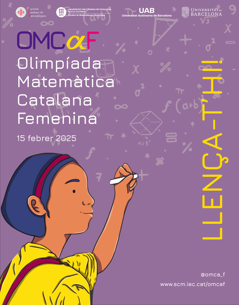 2a Olimpiada Matematica Catalana Femenina cartell