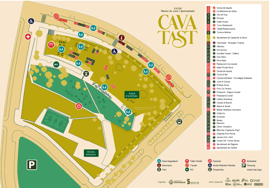 Arriba "Cavatast 2024" mapa d'expositors Sant Sadurní d'Anoia