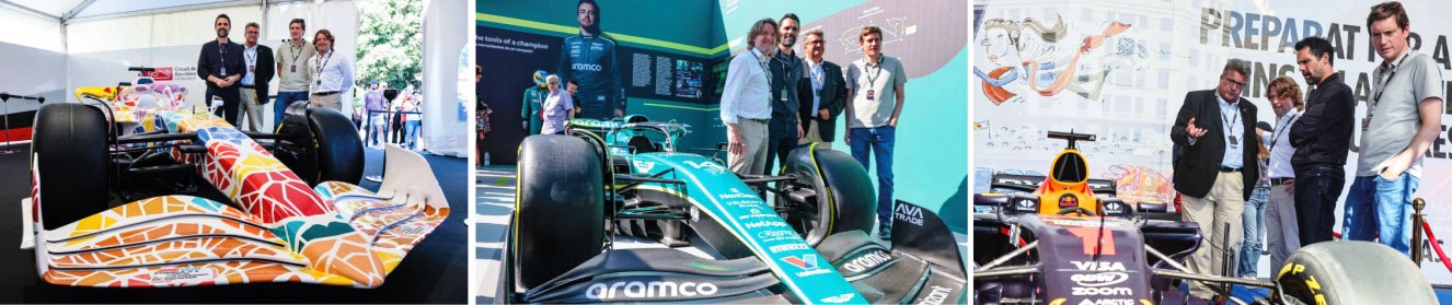 Barcelona vibra amb la Formula 1 a Plaça Catalunya