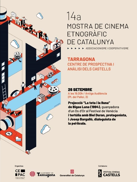 Cinema Etnografic "30 anys: La teta la lluna" - cartell