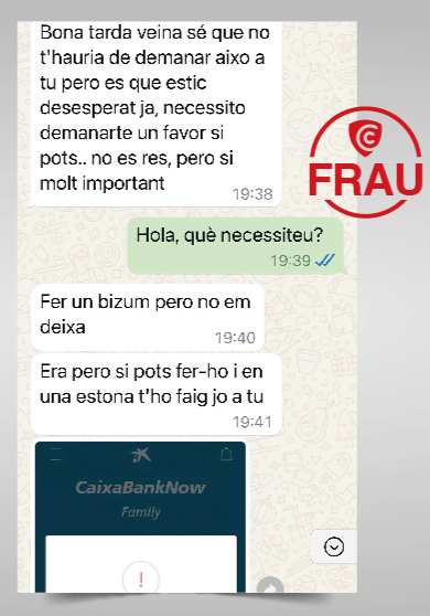 Creixen les estafes per whatsapp amb Bizum