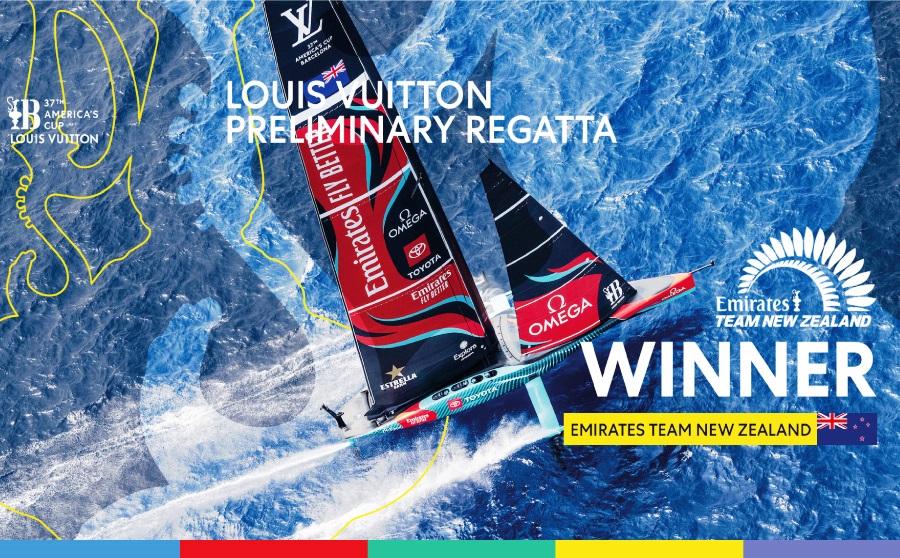 Emirates Team New Zealand gana la Louis Vuitton