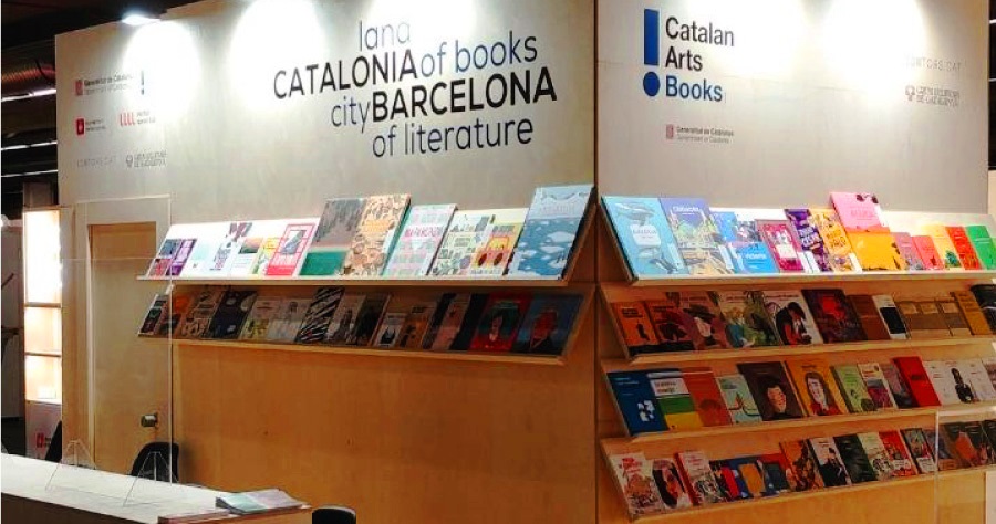 Estand català a la Fira del Llibre de Frankfurt