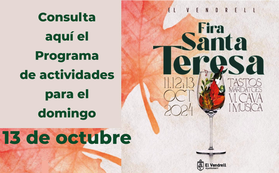 Fira de Santa Teresa 2024: domingo 13 de octubre