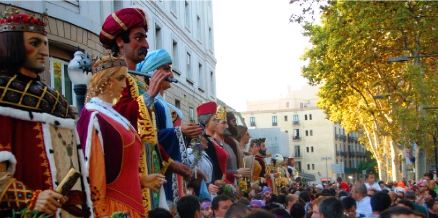 Gegants centenaris i historics - Trobada a Barcelona