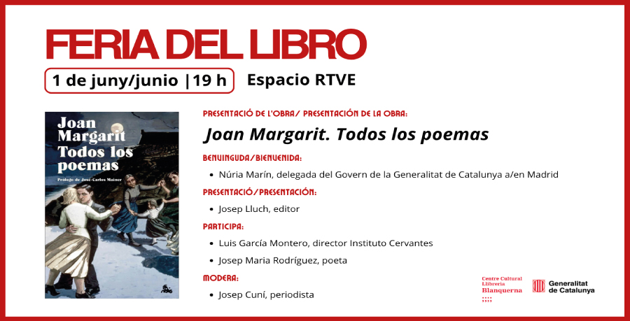 Generalitat de Catalunya i la Feria del Libro de Madrid