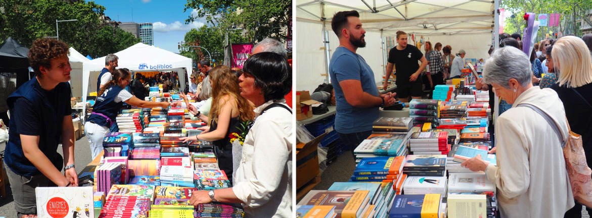 Gran diversitat de titols venuts per Sant Jordi 2025