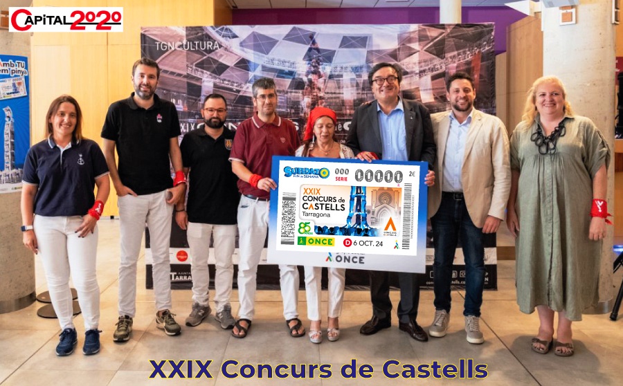 ONCE presenta el cupó commemoratiu del XXIX Concurs Castells