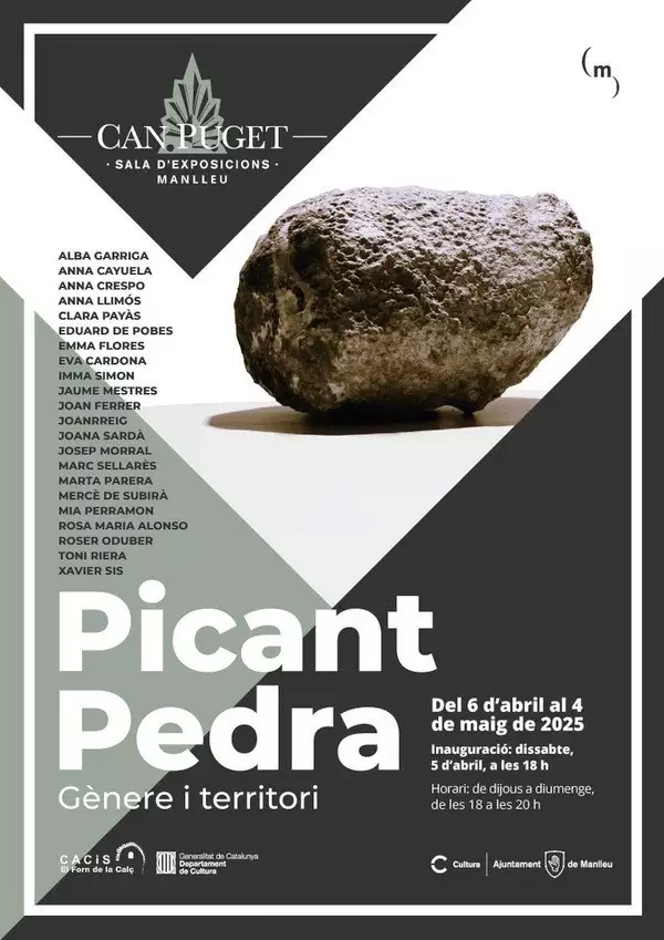 Picant pedra - exposició a Can Puget de Manlleu