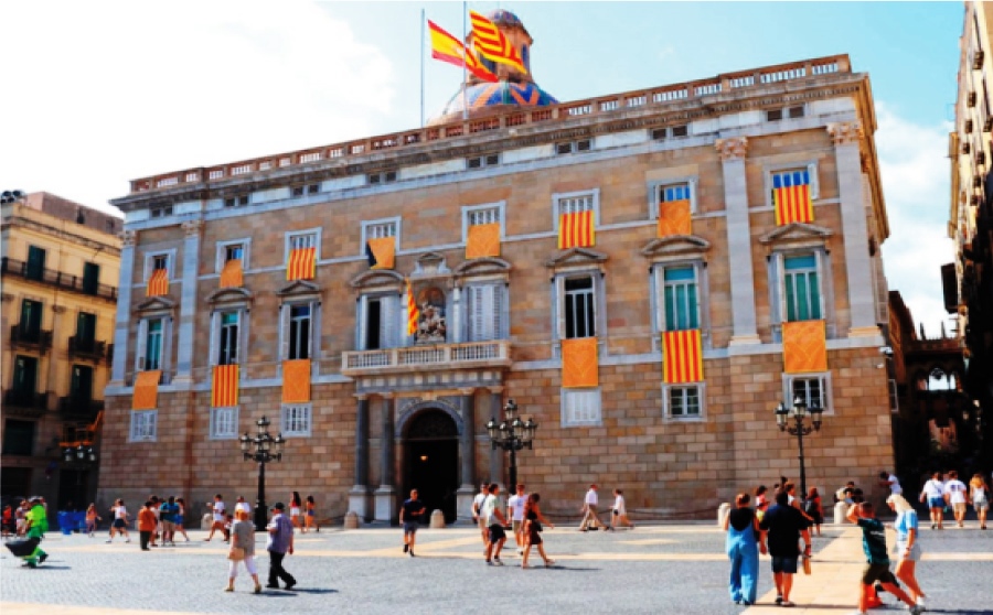 Puertas abiertas en el Palau de la Generalitat de Catalunya