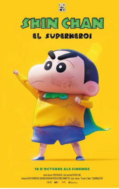 Shin chan es el superheroi, cinema en en catala