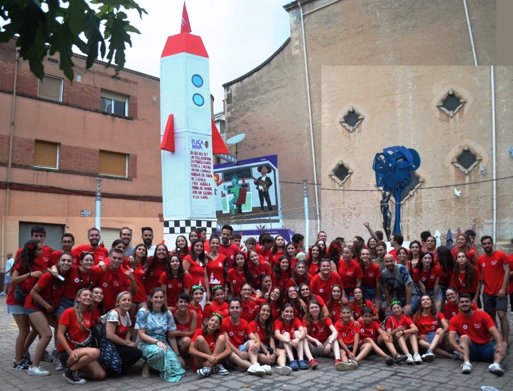 Viadge a l'Univers - colla i falla del barri Barri Pl Vella