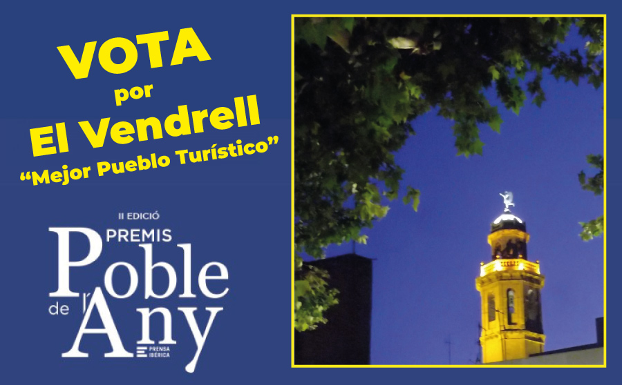 Vota por El Vendrell como “Poble de l’Any” turístico