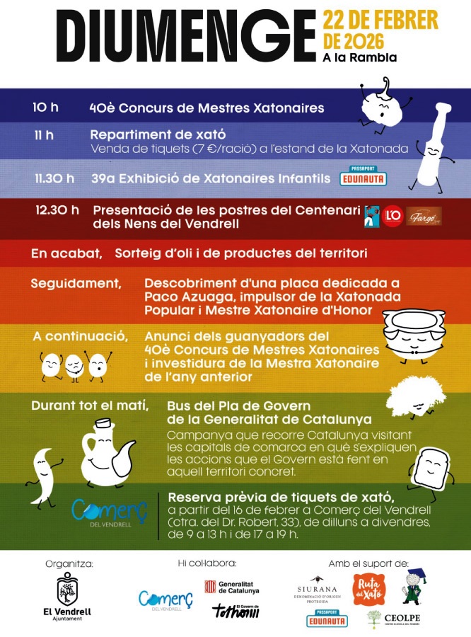 Xatonada del Vendrell 2026 programa
