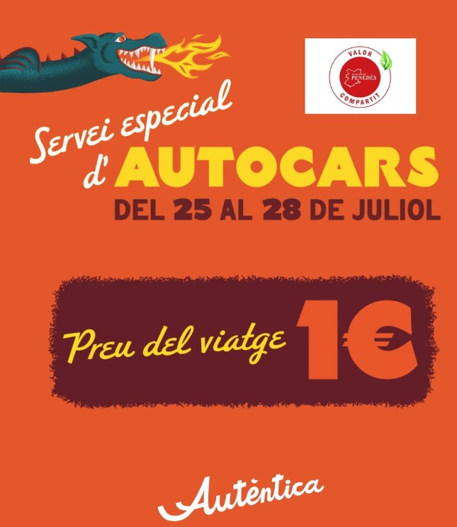 Autocars Festa Major Vendrell 2025