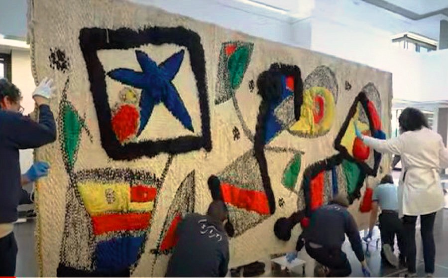 Tapiz monumental de Joan Miró y Josep Royo