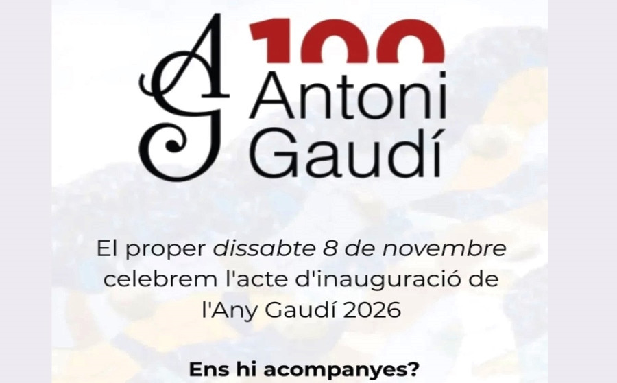 L’Any Gaudí: avui, acte d’inauguració