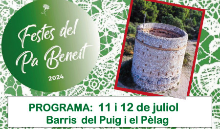 Fiestas del Pa Beneit, programa 11 y 12 de julio