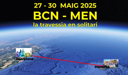 “BCN – MEN en directe”, la travessia en solitari