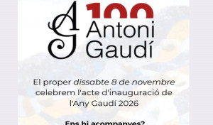 L’Any Gaudí: avui, acte d’inauguració