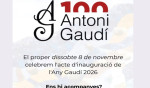 L’Any Gaudí: avui, acte d’inauguració