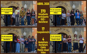 “Tu ets essencial”: 17 ganadoras/es de ESO y bachillerato