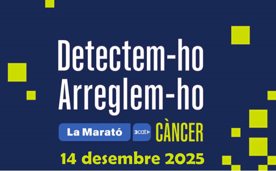 Al Càncer i La Marató 2025 a només una setmana......