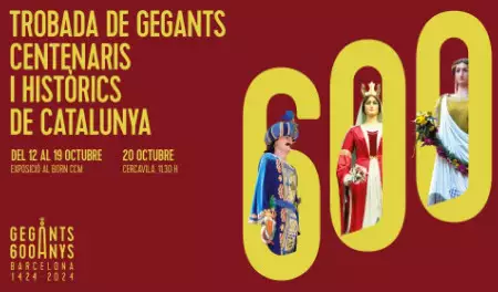 Gegants centenaris i històrics: trobada a Barcelona