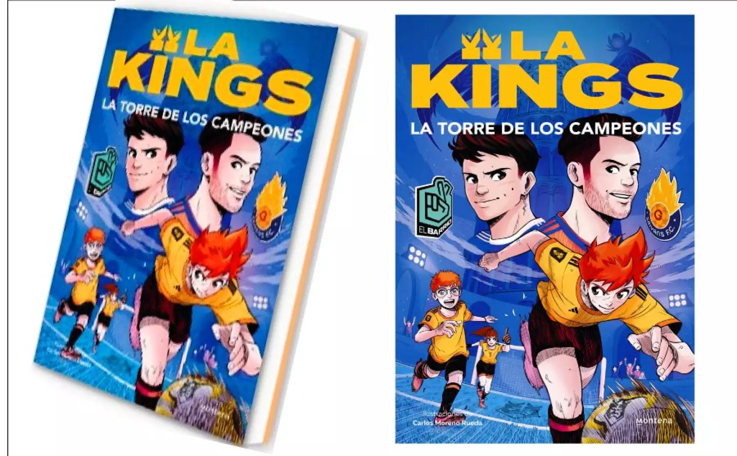 “La torre de los campeones” Kings League, para niños