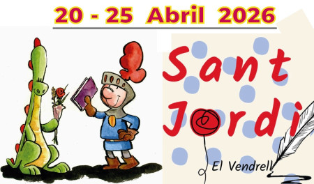 El Vendrell te un ampli programa de Sant Jordi