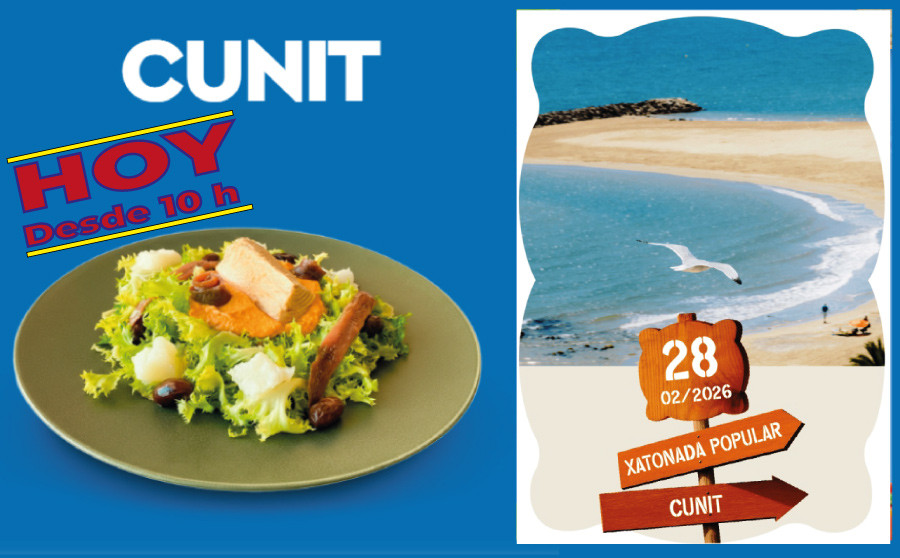 El Xató de Cunit: hoy 28 de febrero