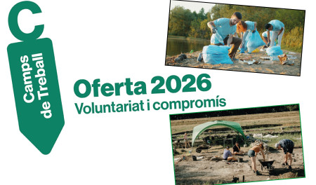 Camps de treball 2026 per joves entre 14 i 29 anys